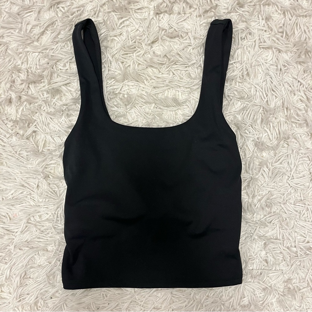 soft black pacsun crop top tank